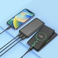 thumbnail image 2 of Power Bank BOROFONE (BJ38) 10000mAh PD 20W Fast Long Lasting Portable Battery Fast Charging - Black, 2 of 2