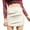 Beige, variant on RUTAYY Women Ladies Stretch Leather Skirt Casual Mini Skinny Pencil Work Skirt Solid Color Casual Travel Skirts