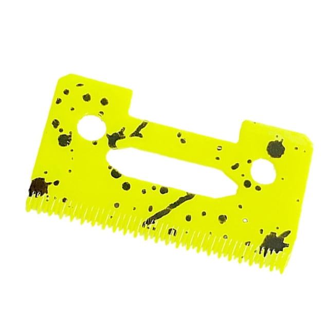 de repuesto ámica colorida de 2 orificios con dientes escalonados para Wahl 8148 ámbrico Amarillo Zulema Cabeza de cortapelos