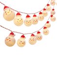 thumbnail image 3 of 40 luces de cadena LED Navidad luces de cadena LED decoración de Navidad para fiesta interior al aire libre Navidad, 3 of 8