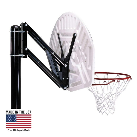 Lifetime Universal Adjustable Height Backboard Mounting Kit, for Wall or Pole, Compatible with Acrylic and Polycarbonate Backboards, 1 Count