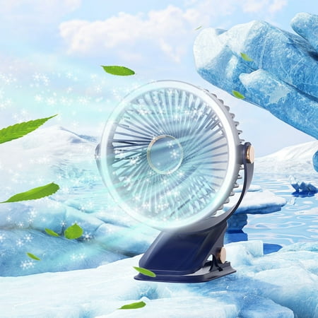 

Clearance 2024 Desktop Clip-on Handheld Small Fan Student Outdoor Night Light Supplementary Light Clip Fan Usb Charging Model