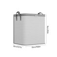 thumbnail image 3 of Coollooc Large Storage Bags with Reinforced Handles Extra Large Storage Bags for Clothes Tote Bag Thickened Double Zipper for Clothing Blanket Bed Sheets and Pillows(M), 3 of 9
