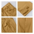 thumbnail image 5 of Tactical Pants for Men Water Resistant Hiking Cargo Pants Multi Pockets Waterproof Work Pants (No Belt) Brown XL, 5 of 9