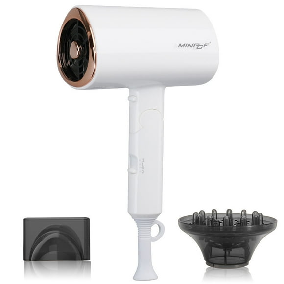 Aidoshy Sèche-Cheveux, Sèche-Cheveux Haute Vitesse, Sèche-Cheveux Portable avec Accessoires Diffuseur, Sèche-Cheveux Ionique, pour Femmes Cheveux Bouclés, Usage Domestique Cadeau Parfait
