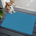 thumbnail image 4 of Blue Large Area Rugs for Bedroom Living Room, Soft Non Slip Carpet Bedside Rug, Modern Pure Wave Ride Rectangular Floor Cover Kitchen Accent Rug 2'x3' for Dining Room/Office, 4 of 9