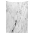thumbnail image 3 of Ambesonne Marble Print Tablecloth Rectangular Table Cover, Cracked Lines, 60"x84", Grey Dust White, 3 of 4
