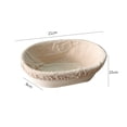 thumbnail image 4 of Btafrte Banneton Ovalado Ratán Herramientas para Hornear Fermentación Masa Cesta Prueba Pan (B), 4 of 9