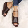 thumbnail image 3 of Sandalias Plataforma Zapatos Verano Vestir Casuales Punta Abierta Cómodo para Las Mujeres, 3 of 9