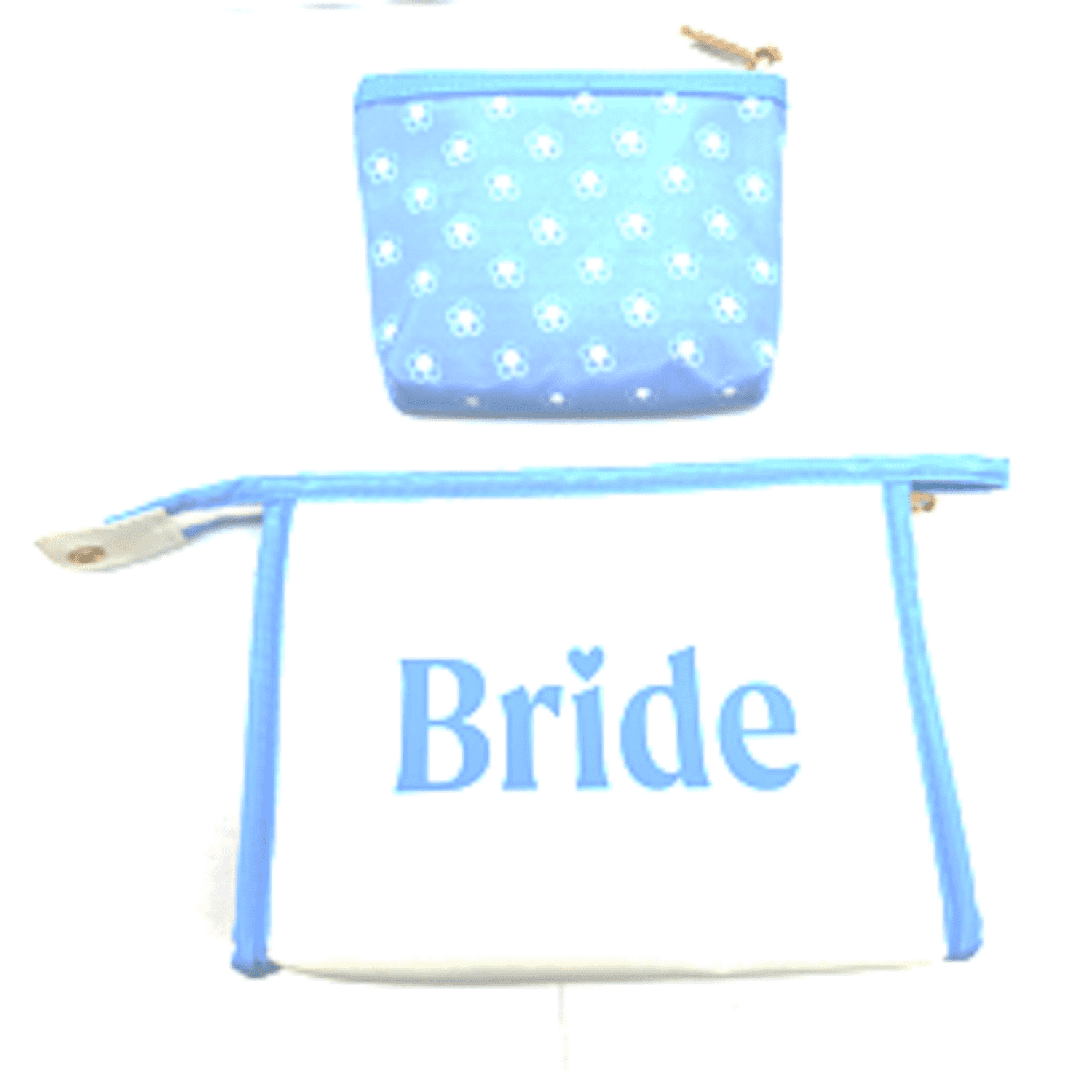 Packed Party Bride Blue Pouch Set, 2 Pieces