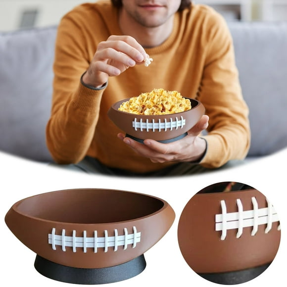 Clearance items! SLMOTUAE Football Snack Bowl - For All Football Lovers Festival Gifts Sports And Entertainment