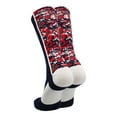 thumbnail image 2 of Digital Camo Crew Socks (Navy/White/Red, X-Large), 2 of 2