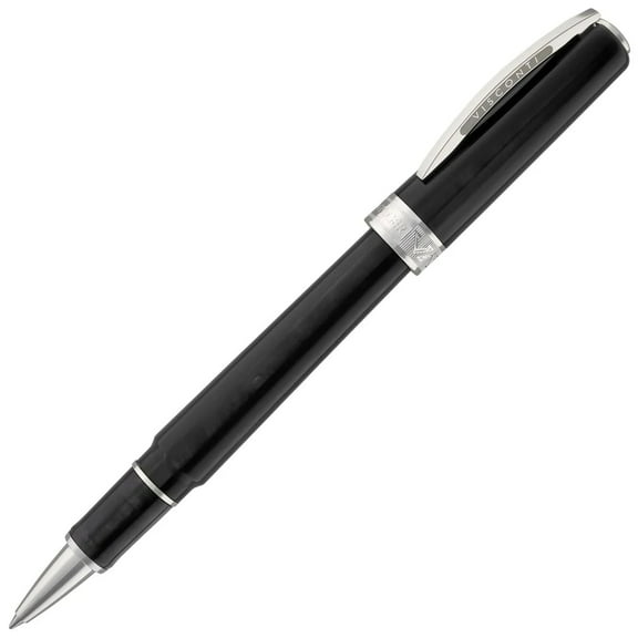 Visconti KP33-01-RB Voyager Black Star Resin Body Rollerball Pen