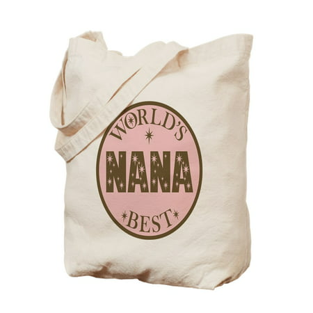 CafePress - Nana Gift World's Best - Natural Canvas Tote Bag, Cloth Shopping