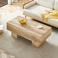 thumbnail image 2 of Newest Modern Simple Light Wood Texture Mdf Coffee Table - 43.3"X21.6"X17.2" Practical Model for Any Living Room Or Apartment, 2 of 10