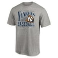 thumbnail image 2 of Men's Heather Gray New York Yankees Cooperstown Collection Winning Time T-Shirt, 2 of 3