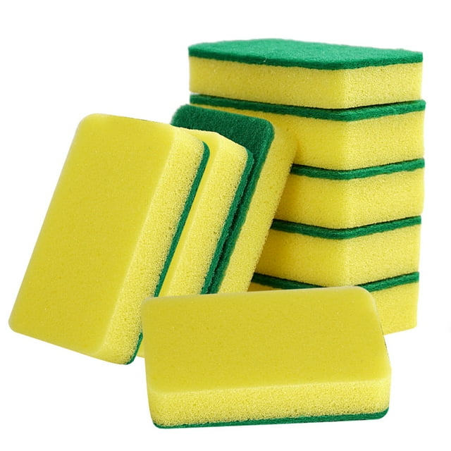 Kitchen Cleaning Sponges,20 Pack Eco Non-Scratch Scrub Pads Sponge for Dish,Scrub Sponges