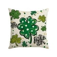 thumbnail image 2 of StSilkitty St. Patrick's Day Pillow Cover Sofa Pillow Cover Washable Pillow Cover Holiday Gift Suitable for Sofa Bedroom Office, 2 of 6