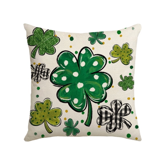 RyanK St Patricks Day Decorations St. Patrick's Day Pillow Cover Sofa Pillow Cover Machine Washable Pillow Cover Holiday Gift Suitable For Sofa Bedroom Office