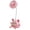 Pink, variant on Cute Desk Fan, Funny Animal Fan with Pen Holder, Office Accessories, Rechargeable, Aesthetic Decor Blue