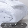 thumbnail image 6 of Reebok RBK FRESH Fashion Stripe Comforter - Lightweight All-Season, Breathable Performance Bedding Twin White, 6 of 6