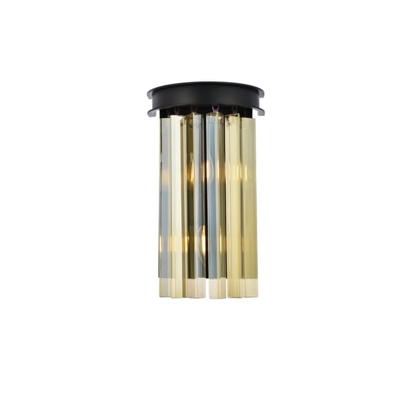 Elegant Lighting Sydney 8" 2 Light Royal Crystal Wall Sconce