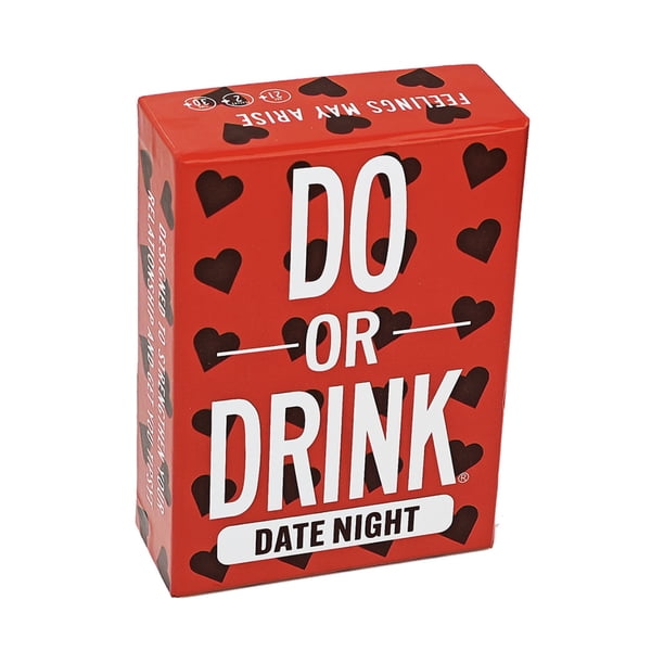 Juego de cartas Do Or Drinks Dates Nights Fun Family para adultos