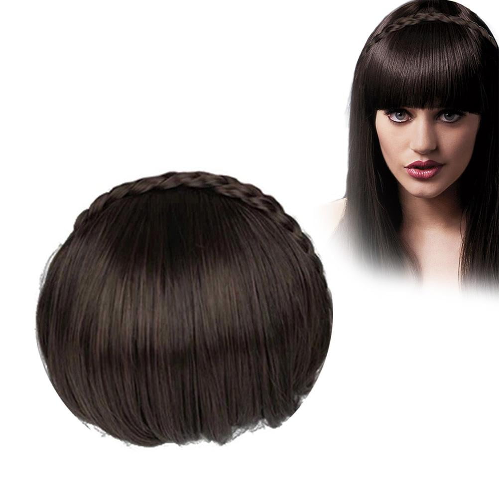 Artificial Bangs Hairpin Hair Extensions Synthetic Wig Clip in High