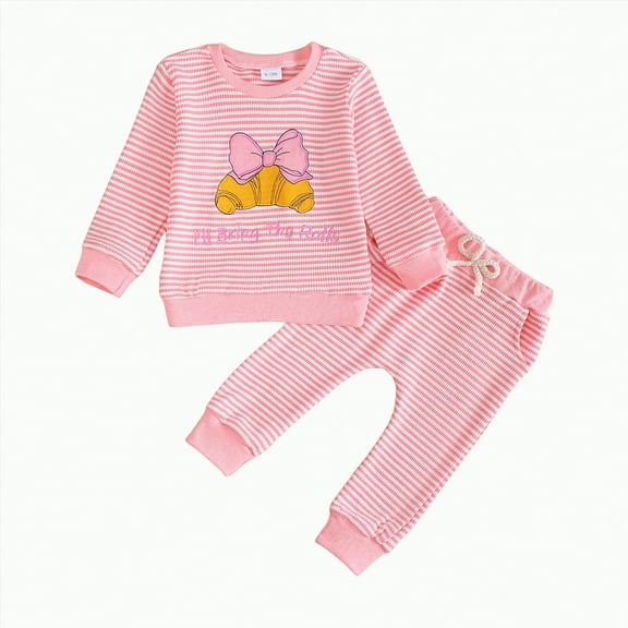 Futezty Toddler Boys Girls Clothes Fall Winter Outfit Sets, Kids Outfits Sets 12 18 24 Months 2T 3T 4T 2-Pieces Set Sweatshirt Tops and Pants