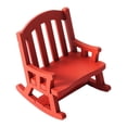 thumbnail image 2 of Almencla 4xDollhouse Rocking Chair Dollhouse Furniture Simulation Rocking Chair Red 4 Pcs, 2 of 8