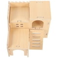 thumbnail image 3 of SHISUYAN Multifunctional Hamster House Hamster Castle Double-layer Rat Room Small Pet Hut Cage Decor, 3 of 9