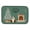White, variant on 14 x 21 in. Grey Brindle English Bulldog Christmas Everyone Dish Drying Mat