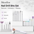 thumbnail image 2 of Juego de brocas para uñas MelodySusie con funda portátil, 21 unidades, 2 of 9