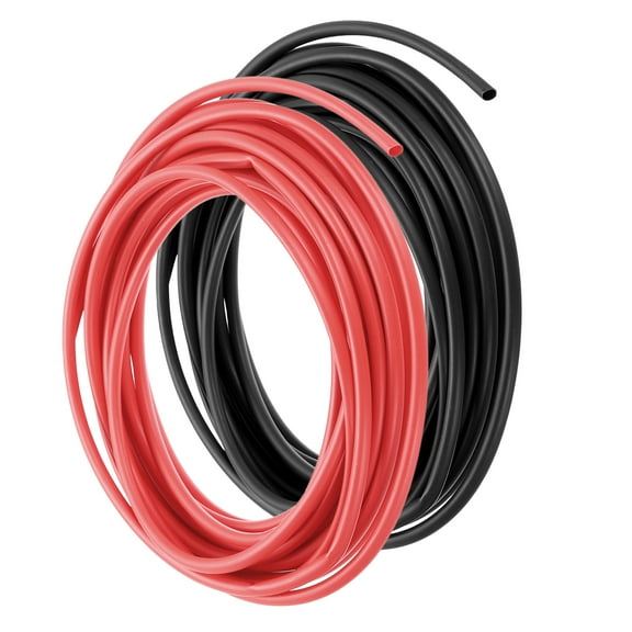 1Set 1/8 Inch 20ft Wire Heat Shrink Tubing 3:1 Double-sided Wrap Black,Red