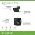 thumbnail image 4 of Symmons S5691STN15TRM Oak Shower Only Trim Package - Nickel, 4 of 7