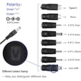 thumbnail image 3 of shiyou-DC 5V 2A 2000mA Alimentation Cordon Chargeur Multi-Tips Adaptateur Secteur 10W avec 8 Connecteurs de Commutation Multiples Sélectionnables pour Boîtier TV Lumières LED Bandes Tablettes Webcam Caméra Haut-Parleur Routeur Transformateur, 3 of 4