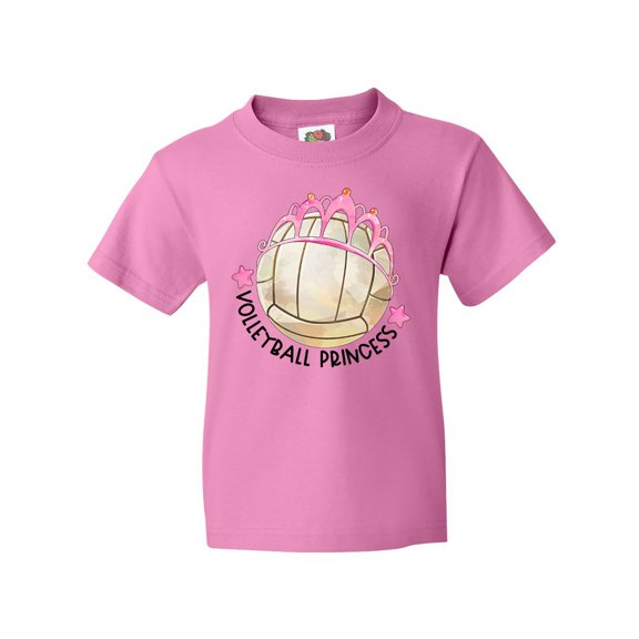 Inktastic Volleyball Princess- Tiara Youth T-Shirt