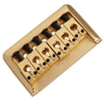 thumbnail image 4 of 1 Juego de pieza trasera de puente de sillín de guitarra de aleación de Zinc para reemplazo de guitarra eléctrica Oro Yuyangstore Puente de silla de montar de 6 cuerdas, 4 of 8