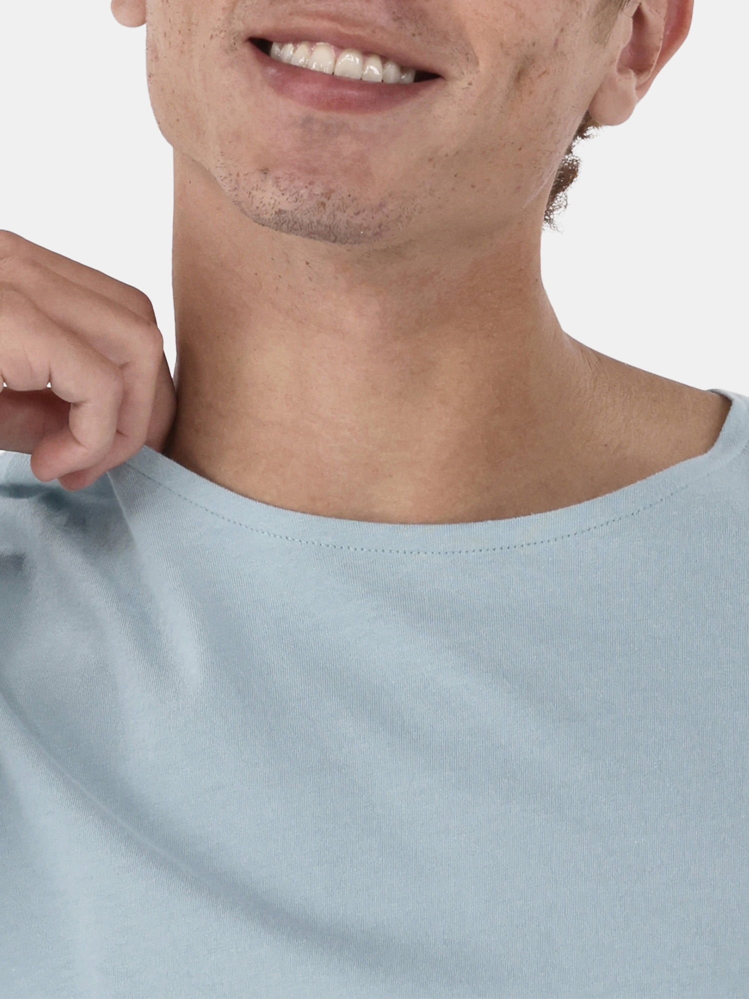 No Boundaries Men's & Big Men's Longline Curved Hem Elongated Tee Shirt, 2-Pack, Sizes XS-5XL