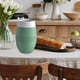 thumbnail image 4 of Vaso de café con aislamiento al vacío de silicona, taza de viaje, taza de café de doble pared, Verde, 4 of 8