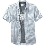 Men's Plaid Shirt with Tee Set