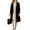 Black, variant on Cozyvia Women's Long Wool Coats Fall Winter Single Breasted Trench Coat Dressy Jackets Peacoat - Black XXL