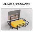 thumbnail image 3 of Bathroom Wall-Mounted Soap Rack Iron Holder with Hook 1Pcs, 3 of 5