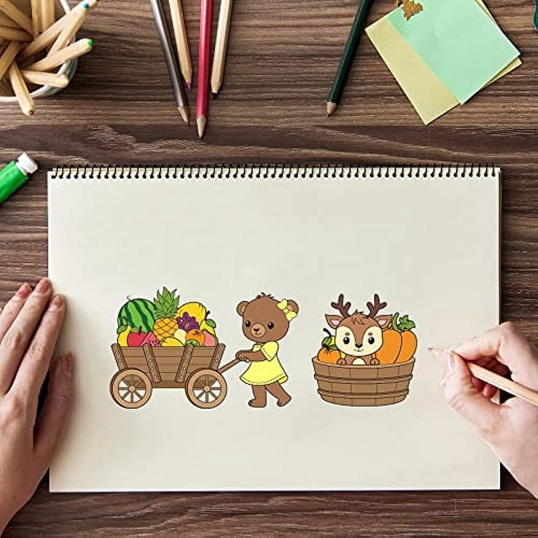 GLOBLELAND Autumn Clear Stamps – Pumpkin, Squirrel, Maple & Wreath Designs For DIY Scrapbooking, Cards & Journaling