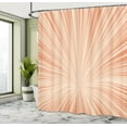 thumbnail image 4 of Ambesonne Abstract Art Shower Curtain, Concentric Stripes Art, 69"Wx75"L, Pale Peach, 4 of 4