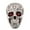 C, variant on Matoen Halloween Skull Decorations Indoor Table Desk Home Decor Haunted House Halloween LED Lights Up Eyes Party Supplies Animated Skull Scary Eyeballs