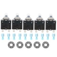 thumbnail image 1 of Push Button Circuit Breaker, Thermal Overload Protector 25PCS With Quick Connect Terminal Waterproof Button  For Marine For Automotive For Industrial, 1 of 8