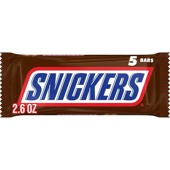 Snickers Fun Size Candy Bars - 2.6oz/5ct