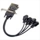 thumbnail image 2 of Tarjeta de Control ST331 PCIe X1 AX99100 4S Tarjeta de Control de Puerto COM Industrial RS232 Tarjeta de ExpansióN Conveniente MultifuncióN, 2 of 5