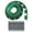 Green, variant on YAOMOBB Garden Edging Fence Garden Edging Border with Stakes L shaped Stone Grass Barrier for Landscape
